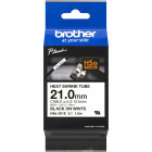 Consumabil Brother Banda termocontractabila HSe-251E 21 mm Black on White