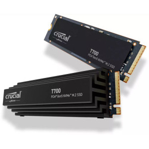 Crucial T700 HeatSink 4TB PCI Express 5.0 x4 M.2 2280