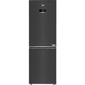 Beko B3RCNA364HXBR1, 316 L, Clasa E, No Frost, HarvestFresh, AeroFlow, Kitchen Fit, Everfresh+, 187 cm, Dark Inox