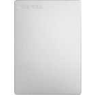 Hard disk extern Toshiba Canvio Slim 1TB USB 3.0 Silver