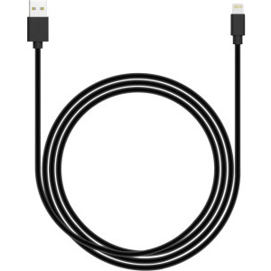 Cablu de date / adaptor Lamtech USB Male la Lightning Male, 2.1A 2 m, Black