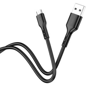 Lamtech USB Male la microUSB Male, 2.1A 1 m, Black