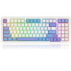Tastatura Gaming Redragon Gloria Pro White RGB Orange Switch Mecanica