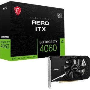 Placa video MSI GeForce RTX 4060 AERO ITX OC 8GB GDDR6 128-bit