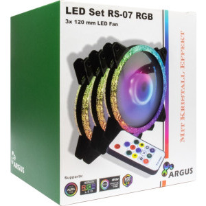 Inter-Tech Argus RS-07 ARGB 120mm Three Fan Pack