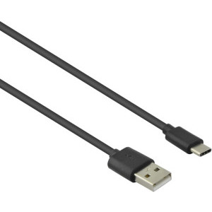 Lamtech USB Male la USB-C Male, 2.1A 1 m, Black