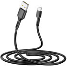 Cablu de date / adaptor Lamtech USB Male la USB-C Male, 2.1A 1 m, Black