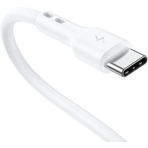 Lamtech USB-C Male la USB-C Male, 100W 2 m, White, amperaj maxim suportat 5A