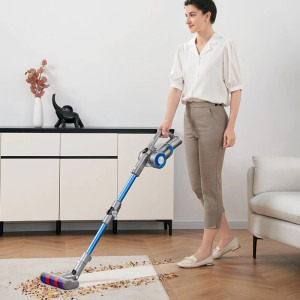 Jimmy vertical fara fir H8UP, putere de aspirare 160AW, putere 500W, autonomie 60 min, Albastru, 0.5L