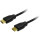 Cablu video Logilink HDMI Male - HDMI Male, v1.4, 0.5m, negru