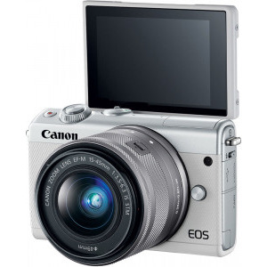 Canon EOS M100 kit EF-M 15-45mm f/3.5-6.3 IS STM White