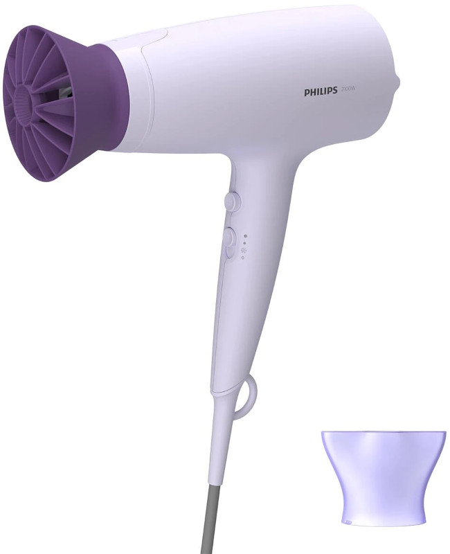 Uscator de par Philips BHD341/10, 2100W, Lila