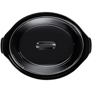 Crock-Pot Slow cooker CSC066X-01, 240W, 5.6L, Inox/Negru