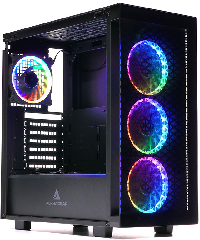 PC Gaming Stormtrooper, Intel i5-11400F 2.6GHz, 16GB DDR4, 1TB HDD + 250GB SSD, GTX 1050 Ti 4GB GDDR5, Iluminare RGB