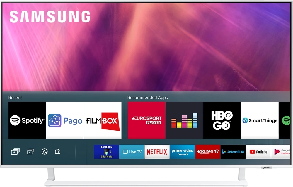 Televizor LED Samsung Smart TV UE50AU9082U Seria AU9082 125cm alb 4K UHD HDR