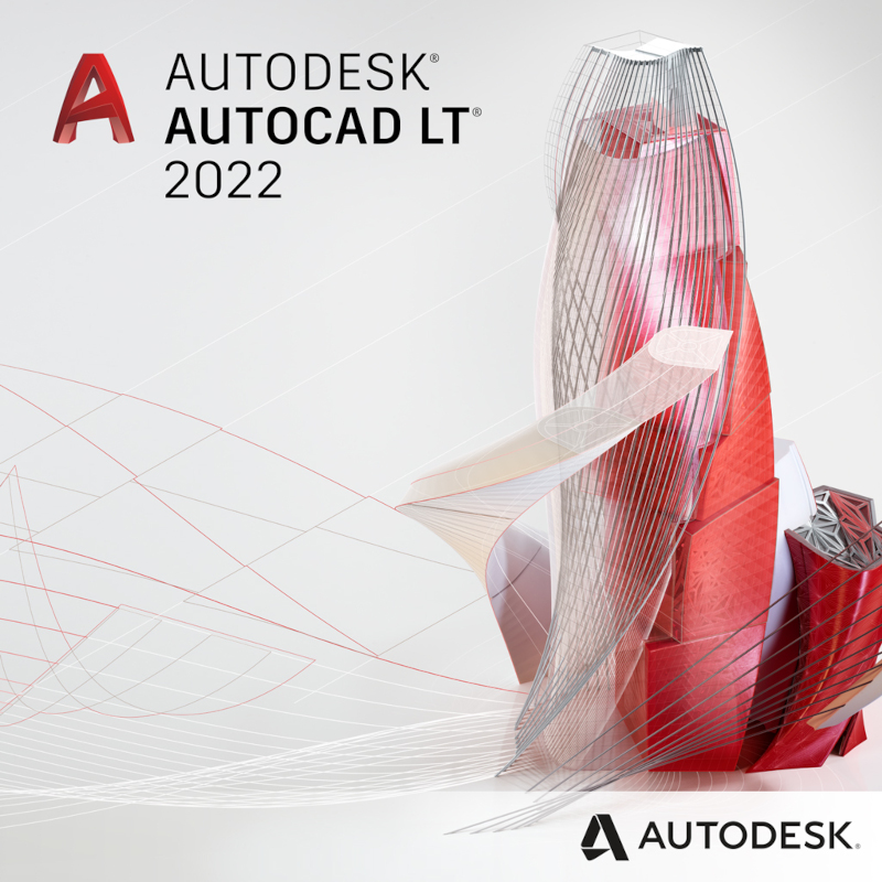 Autodesk AutoCAD LT 2022 Commercial, Single-user ELD, Subscriptie 3 ani