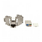 Accesoriu retea Schrack Modul RJ45 ecranat, Cat.6a, ISO/IEC 11801 AMD2,TOOLLESS LINE