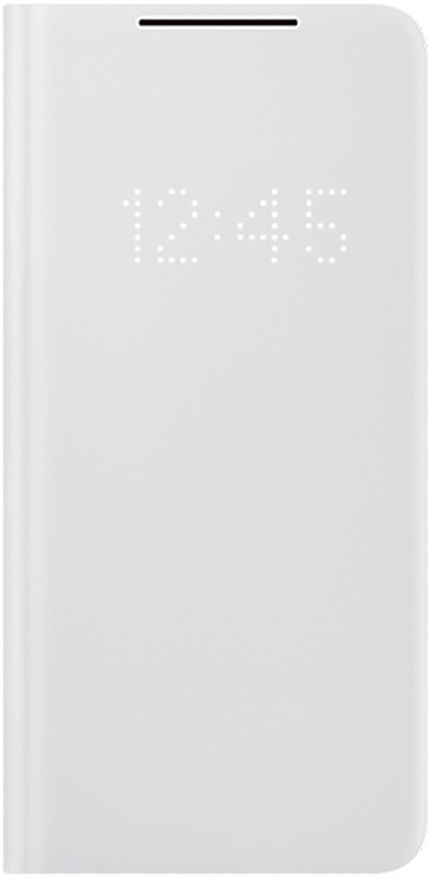 Samsung Husa de protectie tip stand Book Smart LED View Light Gray pentru Galaxy S21 Plus