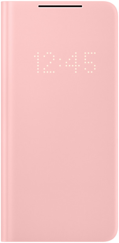 Samsung Husa de protectie tip stand Book Smart LED View Pink pentru Galaxy S21 Plus