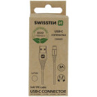 Cablu periferice Swissten USB tip A Male la USB-C Male, 1.2 m, Alb