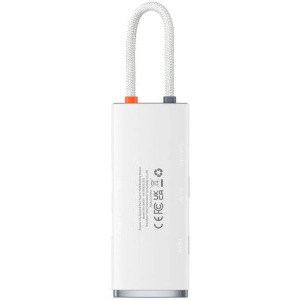 Baseus MultiPort Hub WKQX050102, USB Tip C, 6-in-1, redare 4K