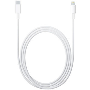 Apple USB-C Male la Lightning Male, 2 m, White