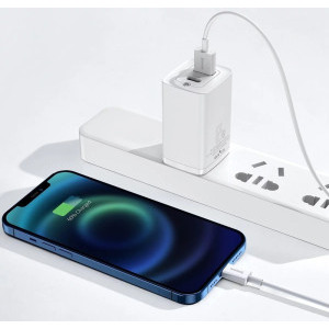 Baseus Superior Series CALYS-02, USB Male la Lightning Male, 0.25 m, White