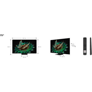 TCL Smart TV Mini LED 75C765 Seria C765 189cm 4K UHD HDR