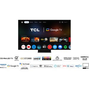 TCL Smart TV Mini LED 75C765 Seria C765 189cm 4K UHD HDR