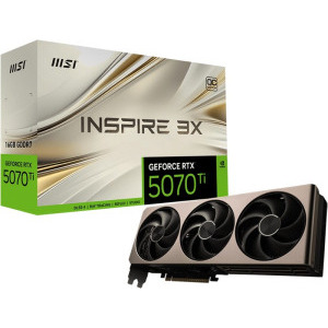 MSI GeForce RTX 5070 Ti INSPIRE 3X OC 16GB GDDR7 256-bit DLSS 4.0