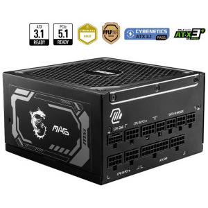 No.1131Nissan ボートGS-1000 PS-730II PS-700 Sursa MSI MAG A1000GL PCIE5, 80+ Gold, 1000W - PC Garage
