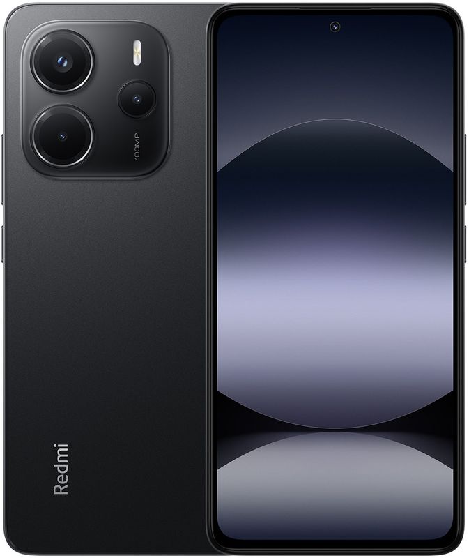 Smartphone Xiaomi Redmi Note 14, 128GB, 6GB RAM, Dual SIM, 4G, 4-Camere, Midnight Black