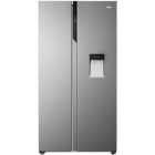 Frigider Side By Side Haier HSR5918DWMP, 521 L, Clasa D, Total No Frost, Multi Air Flow, Dozator apa, Control electronic, 177 cm, Inox