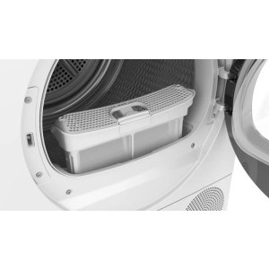 Bosch WTH83255BY, Pompa de caldura, 8 kg, Clasa D, AutoDry, SensitiveDrying, Alb