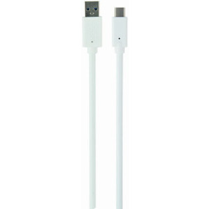 Cablu de date / adaptor Gembird USB Male la USB-C Male, 36 W, 3 m, White