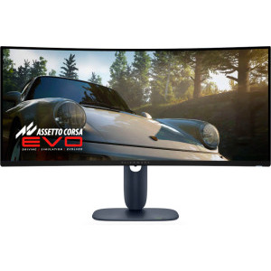 Monitor LED Alienware Gaming AW3425DW Curbat 34 inch UWQHD QD-OLED 0.03 ms 240 Hz HDR FreeSync Premium Pro & G-Sync Compatible