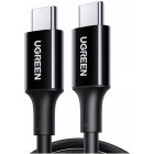 Cablu de date / adaptor Ugreen US300, USB-C Male la USB-C Male, 2 m, Black