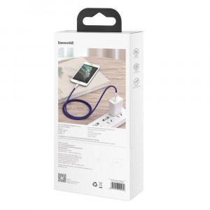 Baseus Cafule Metal, CALJK-A05, USB Male la Lightning Male, 1 m, Purple
