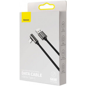 Baseus Legend Elbow CATCS-C01, USB Male la USB-C Male, 2 m, Black