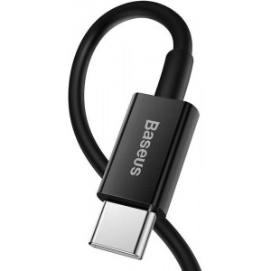 Baseus Superior CATLYS-A01, USB-C Male la Lightning Male, 1 m, Black