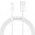 Cablu de date / adaptor Baseus Superior CALYS-B02, USB Male la Lightning Male, 1.5 m, White