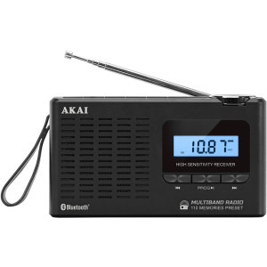 Mini-sistem audio Akai Radio portabil APR-600 0.8W Black