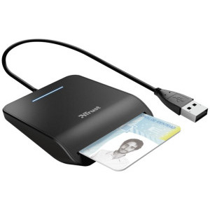 Cititor carduri Trust Primo Smartcard Reader Black