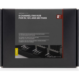 Noctua NV-FH2 8 Channel PWM Fan Hub 60W Black