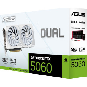 ASUS GeForce RTX 5060 DUAL White 8GB GDDR7 128-bit DLSS 4.0