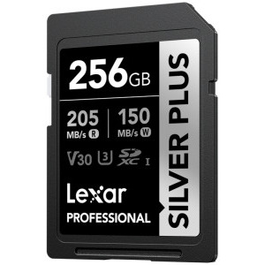 Card memorie Lexar SDXC Professional Silver Plus UHS-I 256GB