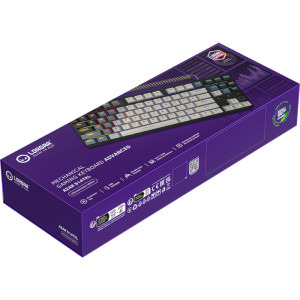 LORGAR Azar 514 TKL RGB Dream Switches Linear Switch White Mecanica