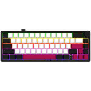 LORGAR KBP70MW Pro TKL RGB Toxic Purple Linear Switch Black/Red Mecanica