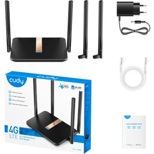 CUDY LT500D Dual-Band WiFi 5 4G LTE