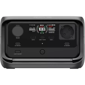 EcoFlow Statie de alimentare portabila River 3 Plus, 286 Wh, 600 W, LiFePO4